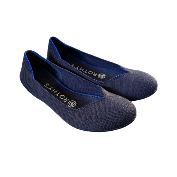 Rothy’s The Flat in Pebble Gray Like New - Picture 2 of 5